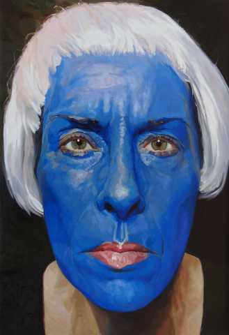 Big Blue by Laura Jo Alexander, oil on canvas