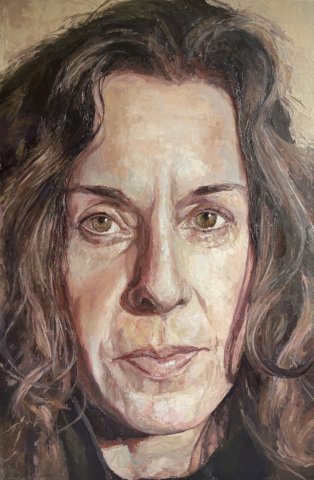 No Makeup by Laura Jo Alexander, oil on canvas