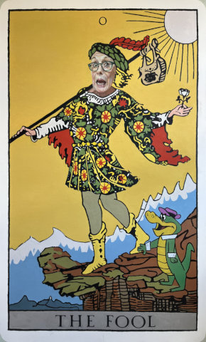 The Fool by Laura Jo Alexander, oil on canvas